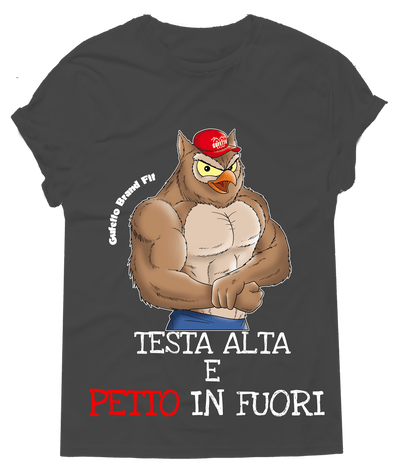 T-shirt Donna Testa alta - Gufetto Brand 