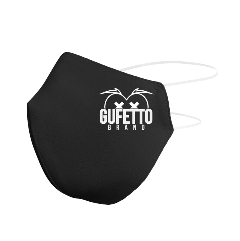 Mascherina in cotone Uomo Donna Logo Gufetto Brand Laterale ( Q0318 )