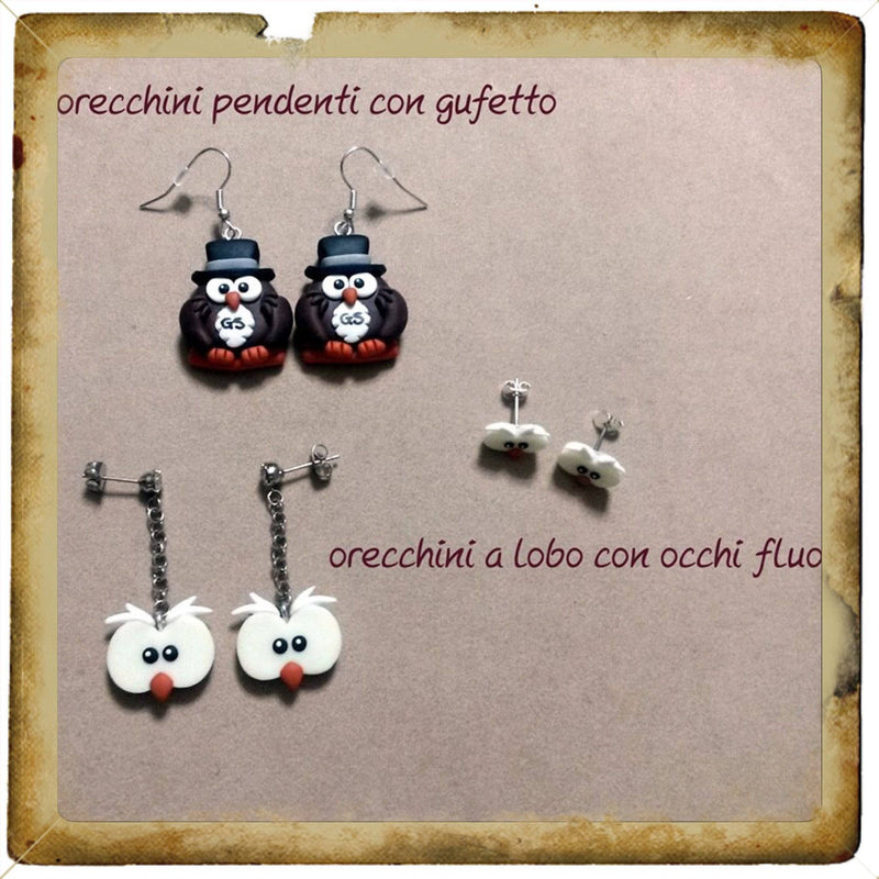 Orecchini Gufo/Occhi