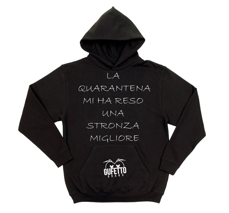 Felpa donna La Quarantena ( Q8516 ) - Gufetto Brand 