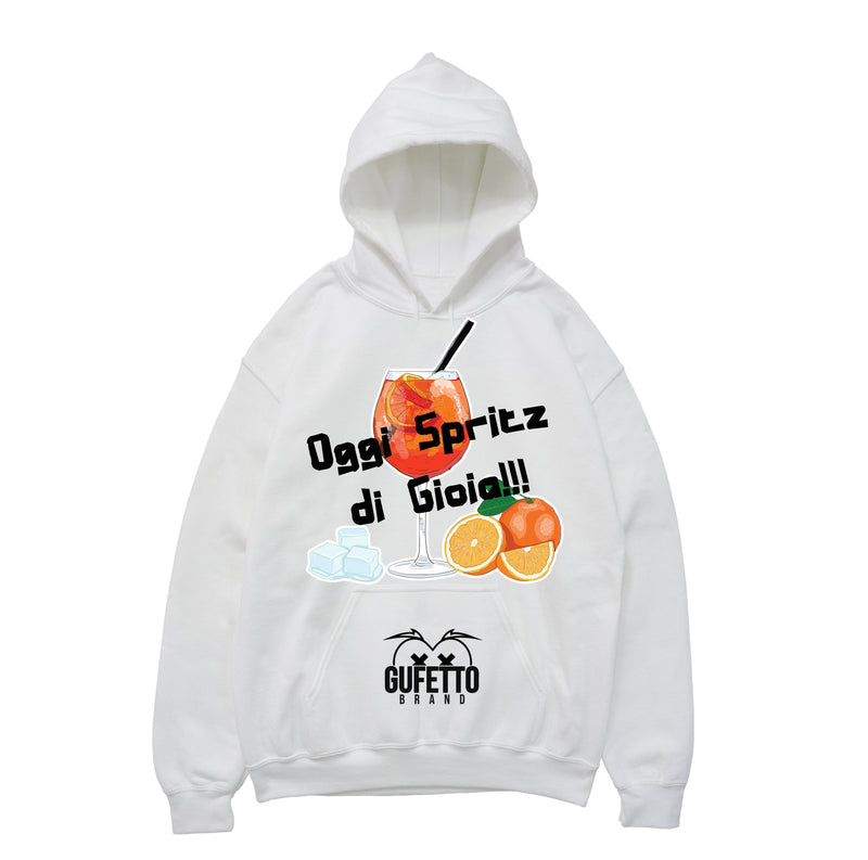 Felpa donna Oggi Spritz ( V9581 ) - Gufetto Brand 