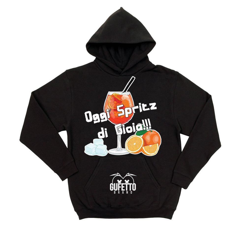 Felpa donna Oggi Spritz ( V9581 ) - Gufetto Brand 