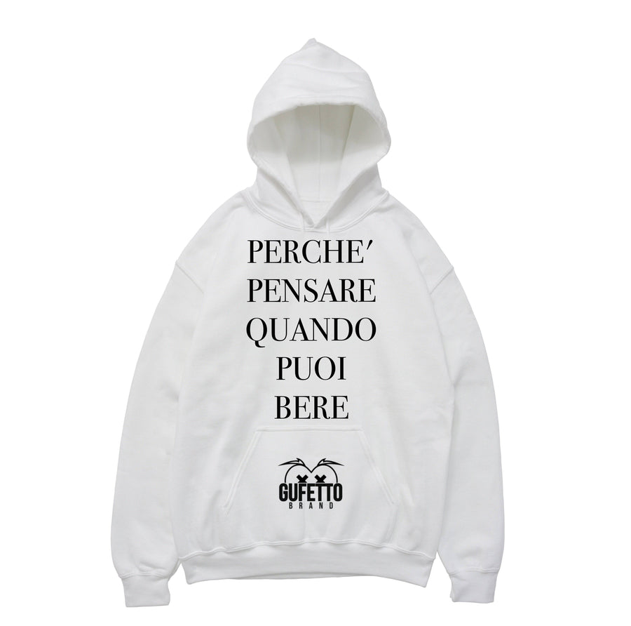 Felpa donna PERCHE' ( U8315 ) - Gufetto Brand 