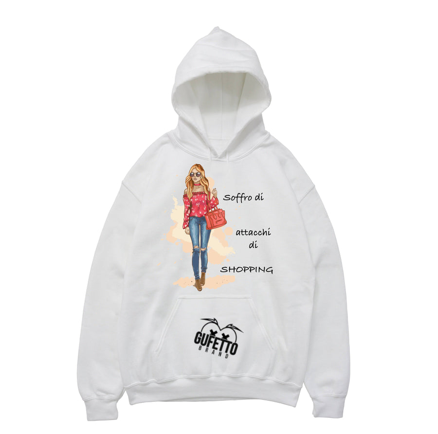 Felpa donna SOFFRO ( V5720 ) - Gufetto Brand 