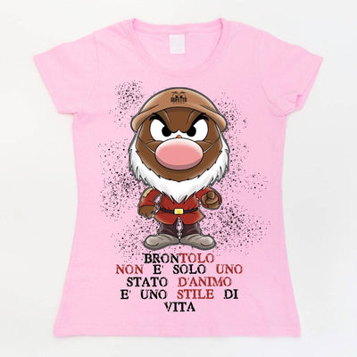 T-shirt donna Pink Edition BRONTOLO 5.0 NEW ( N41039 ) - Gufetto Brand 