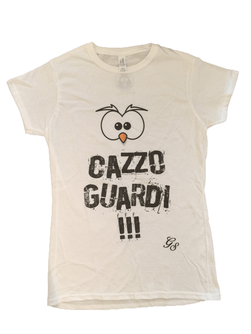 T-shirt Donna ( Cazzo Guardi!!! ) Outlet - Gufetto Brand 