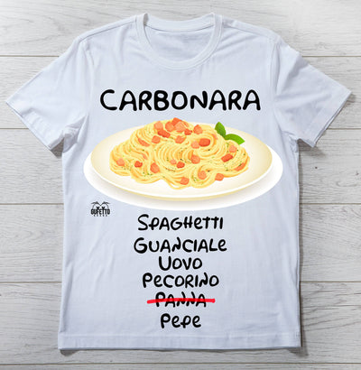 T-shirt Donna  Carbonara ( G7204 ) - Gufetto Brand 