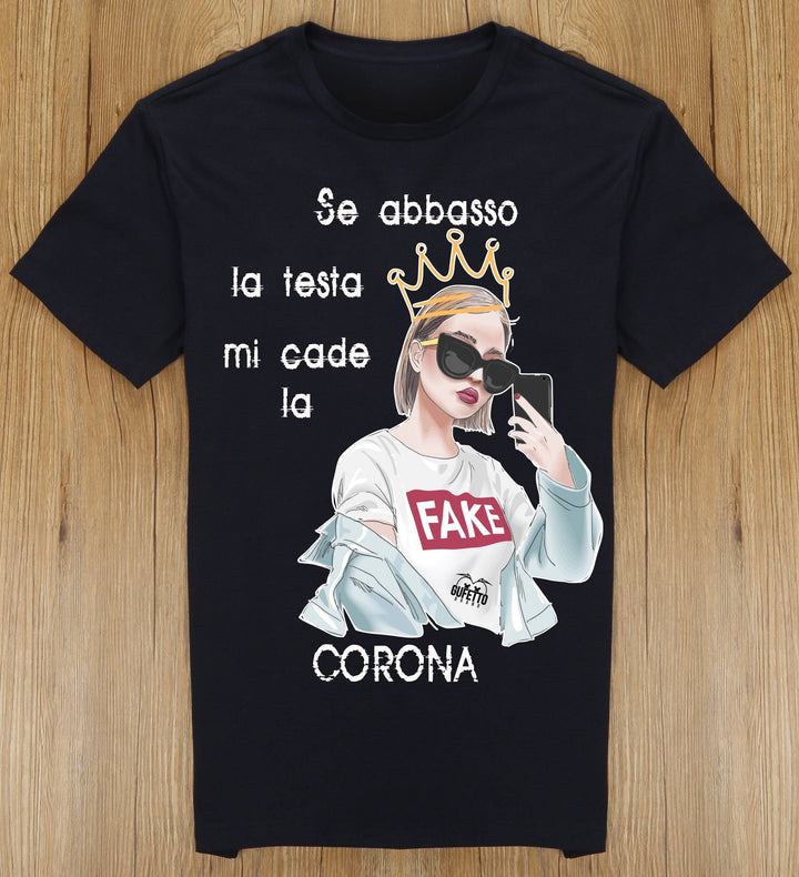 T-shirt Donna CORONA ( B5002 ) - Gufetto Brand 
