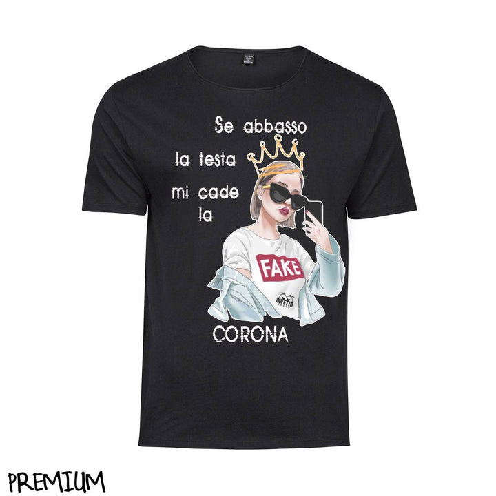 T-shirt Donna CORONA ( B5002 ) - Gufetto Brand 