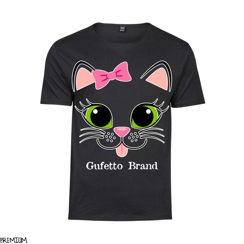 T-shirt Donna Gufetto Cat ( E8401 ) - Gufetto Brand 