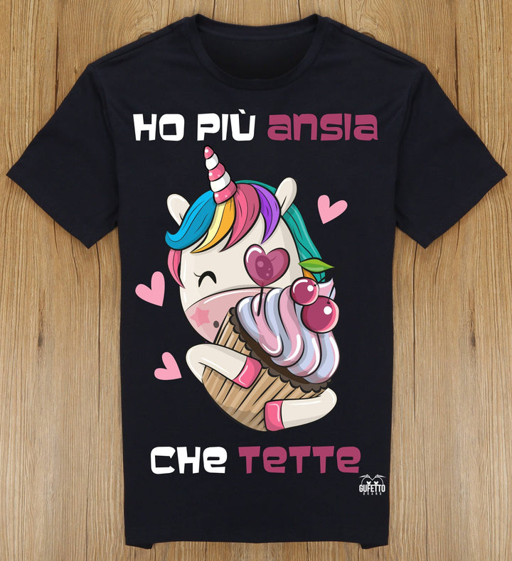 T-shirt Donna Ho più Ansia ( H03164 ) - Gufetto Brand 