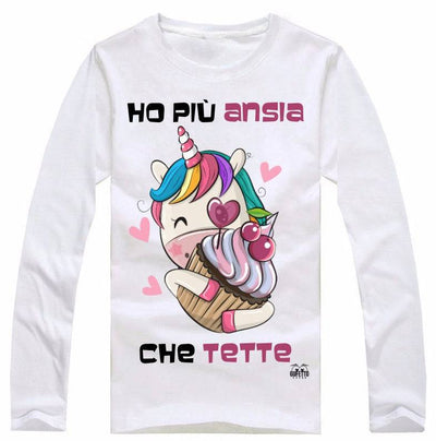 T-shirt Donna Ho più Ansia ( H03164 ) - Gufetto Brand 