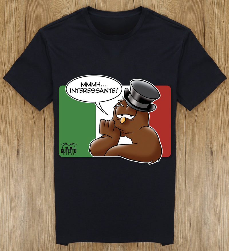 T-shirt Donna  Interessante ( D9563 ) - Gufetto Brand 