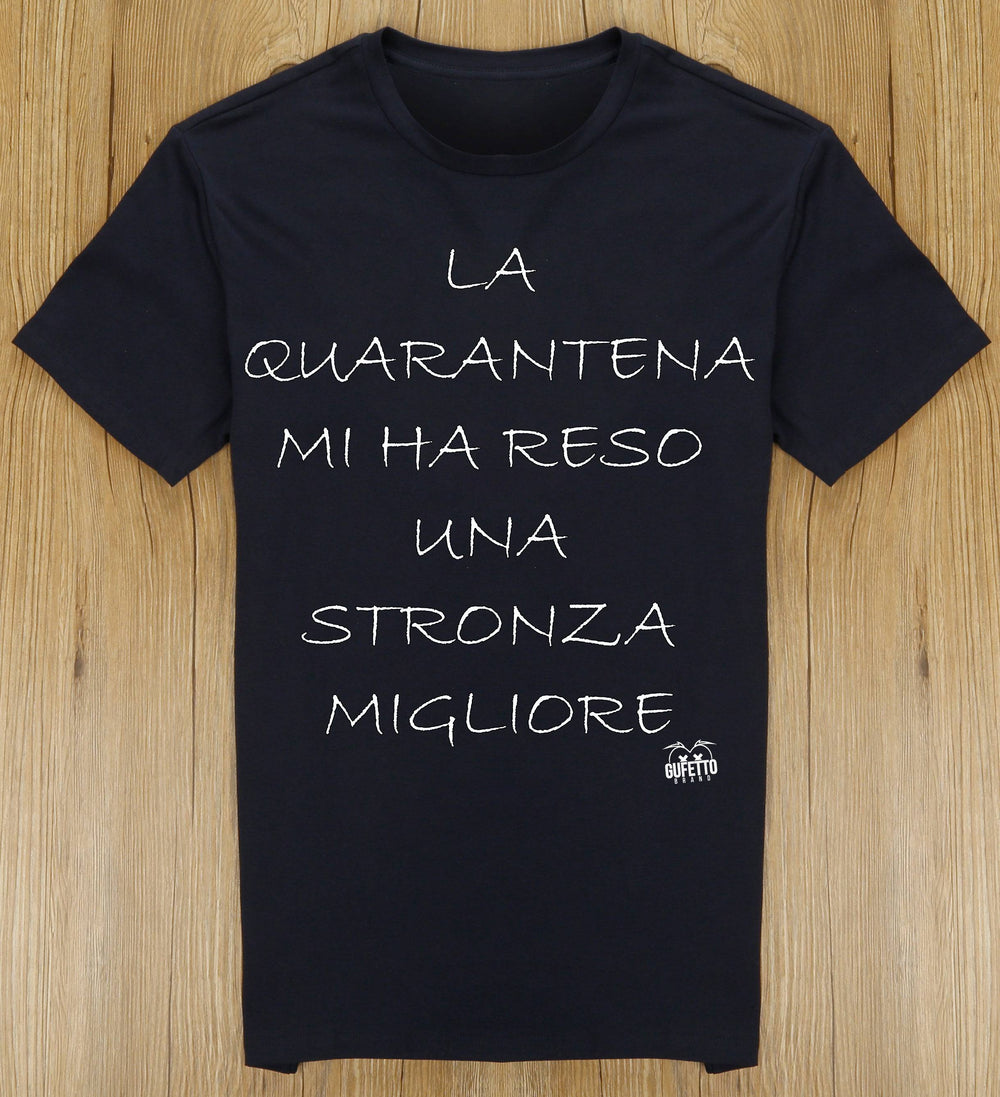 T-shirt Donna La Quarantena ( Q8516 ) - Gufetto Brand 