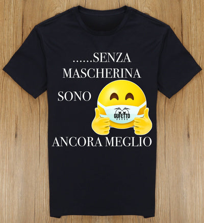 T-shirt Donna MASCHERINA ( M8740 ) - Gufetto Brand 