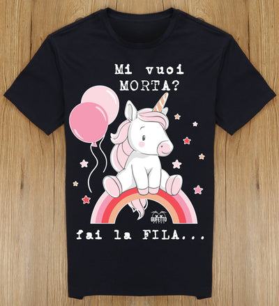 T-shirt Donna MORTA ( M38561 ) - Gufetto Brand 