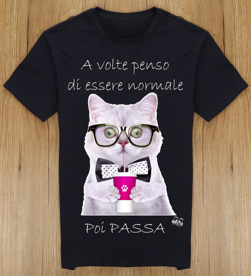 T-shirt Donna NORMALE CAT ( C4861 )