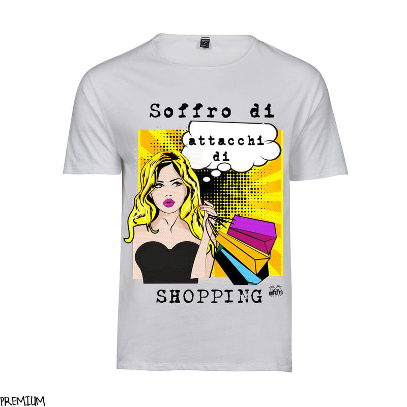 T-shirt Donna SHOPPING ( S6431 ) - Gufetto Brand 
