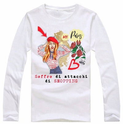 T-shirt Donna SOFFRO DI ( S17324 ) - Gufetto Brand 