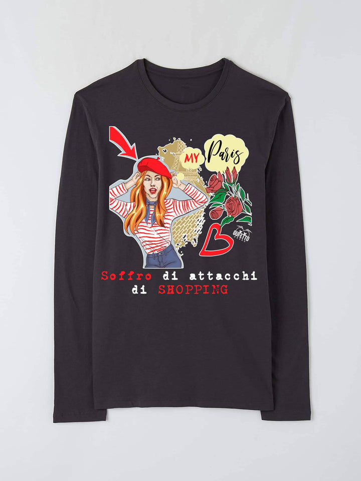 T-shirt Donna SOFFRO DI ( S17324 ) - Gufetto Brand 