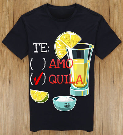 T-shirt Donna TEQUILA ( T9876 ) - Gufetto Brand 