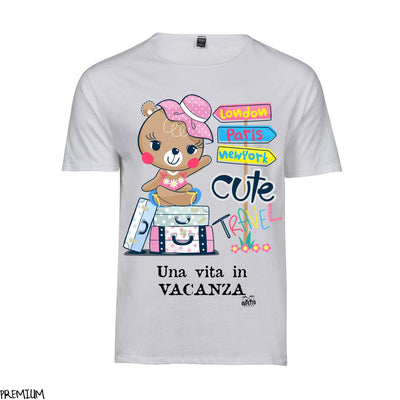 T-shirt Donna Una vita in vacanza ( C8402 )