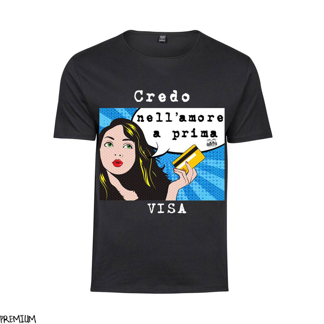 T-shirt Donna VISA ( V5976 ) - Gufetto Brand 