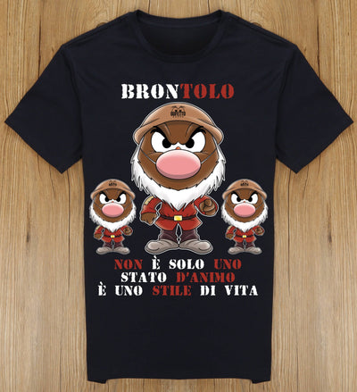 T-shirt Uomo BRONTOLO 5.0 ( B48164 ) - Gufetto Brand 