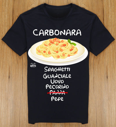 T-shirt Uomo Carbonara ( G7204 ) - Gufetto Brand 
