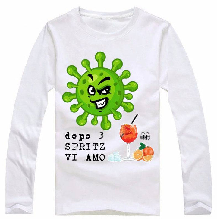T-shirt Uomo CORONAVIRUS ( C40712 ) - Gufetto Brand 