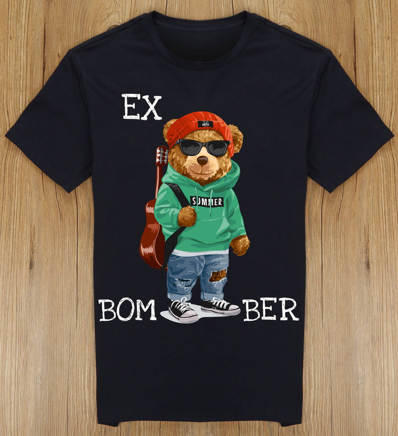 T-shirt Uomo EX BOMBER ( E8941 ) - Gufetto Brand 