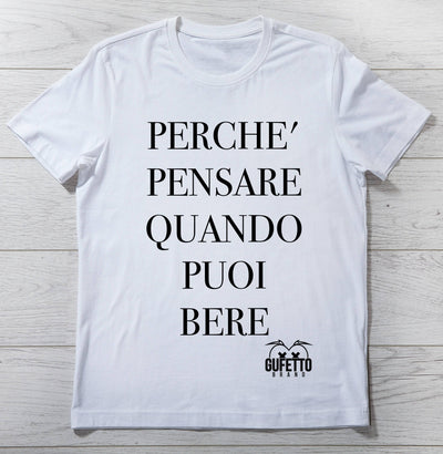 T-shirt Uomo PERCHE' ( U8315 ) - Gufetto Brand 