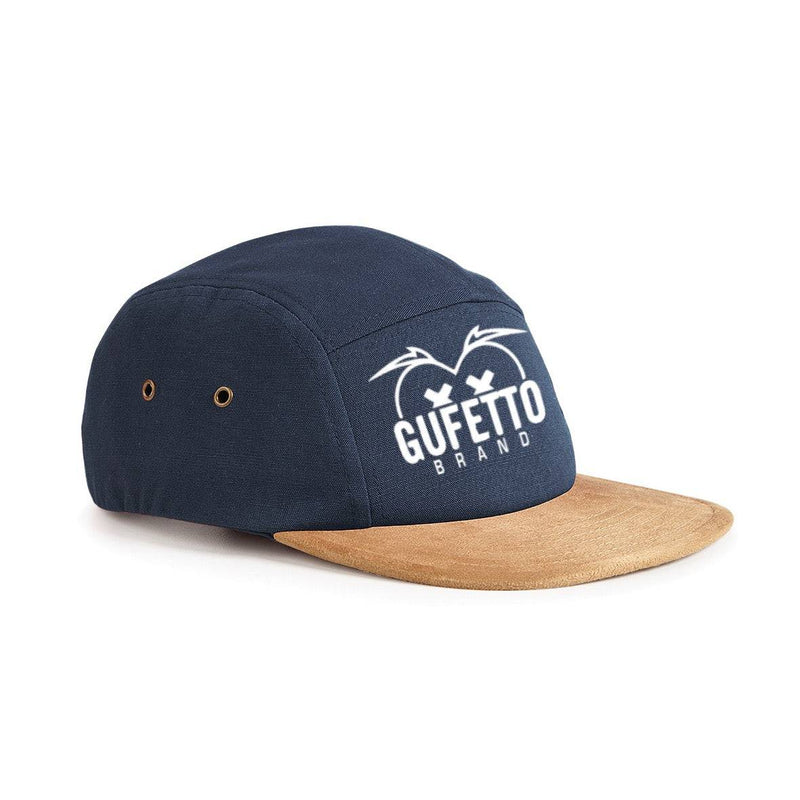 Cappello Blu visiera marrone - Gufetto Brand 