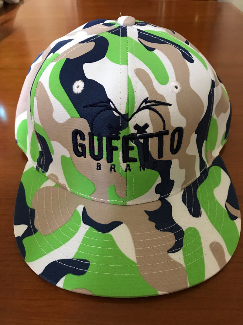 Cappello Gufetto Brand Navy Green
