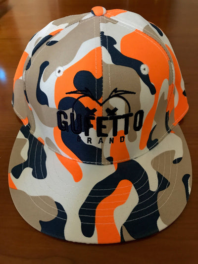 Cappello Gufetto Brand Navy Orange - Gufetto Brand 