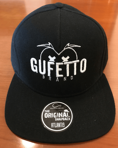 Cappello Gufetto Brand Nero Scritta Bianca Ricamato - Gufetto Brand 