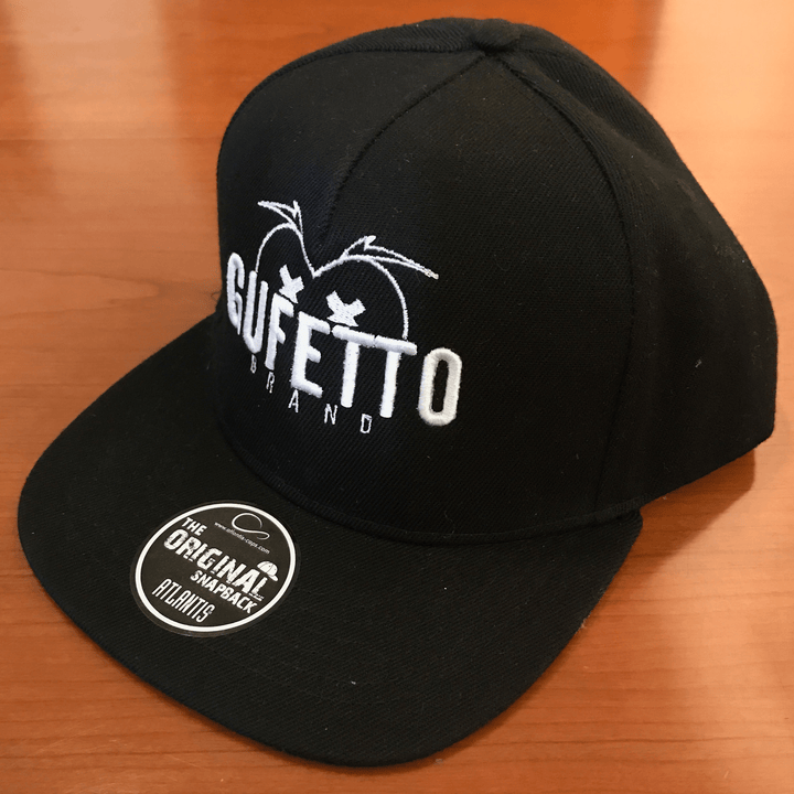 Cappello Gufetto Brand Nero Scritta Bianca Ricamato - Gufetto Brand 