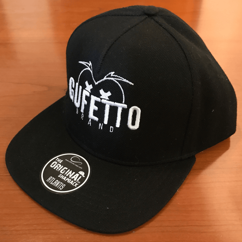 Cappello Gufetto Brand Nero Scritta Bianca Ricamato