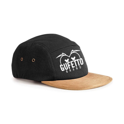 Cappello Nero visiera marrone - Gufetto Brand 