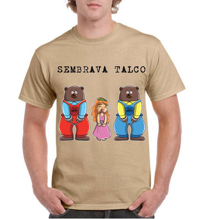 T-shirt Uomo Sand Edition Sembrava Talco ( S7310 ) - Gufetto Brand 