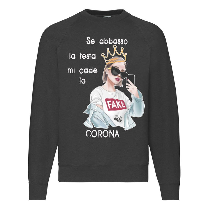 Felpa Classic Donna CORONA ( B5002 ) - Gufetto Brand 