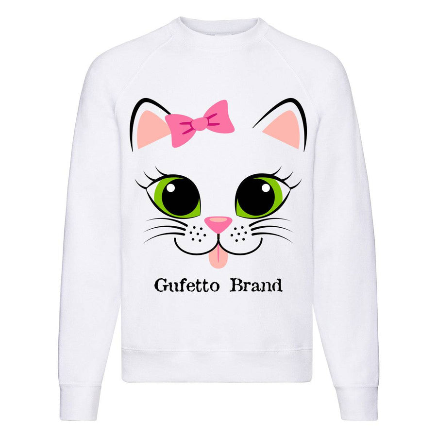 Felpa Classic Donna Gufetto Cat ( E8401 ) - Gufetto Brand 