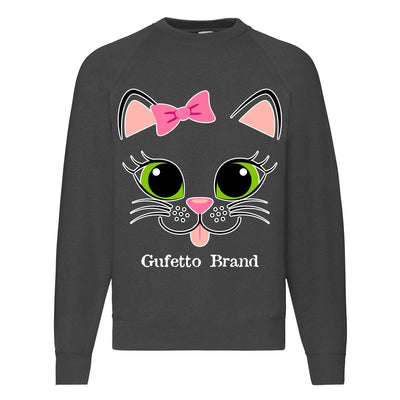 Felpa Classic Donna Gufetto Cat ( E8401 ) - Gufetto Brand 