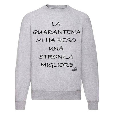 Felpa Classic Donna La Quarantena ( Q8516 ) - Gufetto Brand 