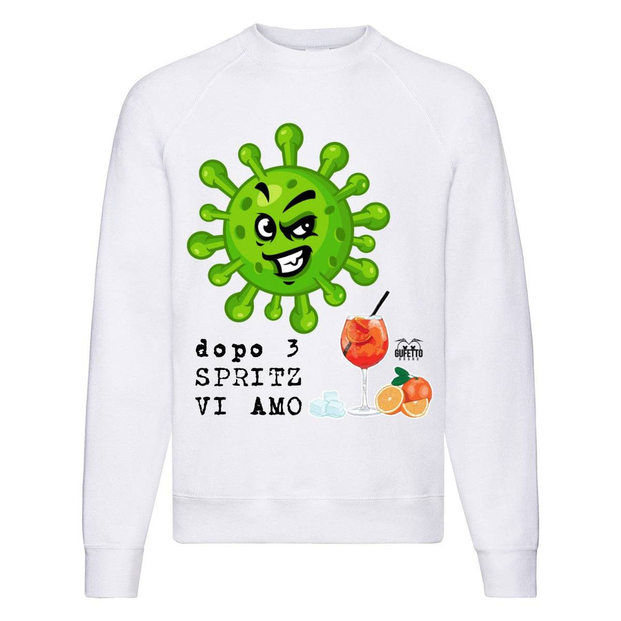 Felpa Classic  Uomo Donna CORONAVIRUS ( C40712 ) - Gufetto Brand 