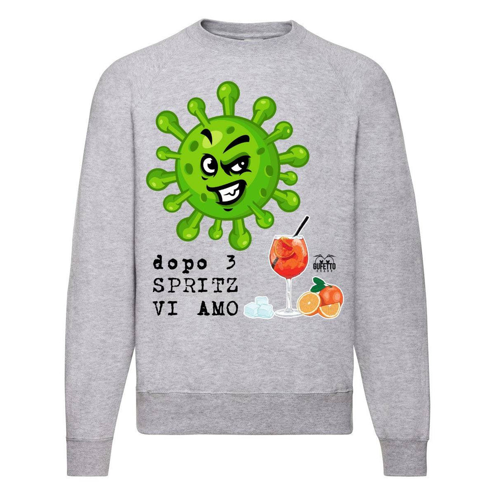 Felpa Classic  Uomo Donna CORONAVIRUS ( C40712 ) - Gufetto Brand 