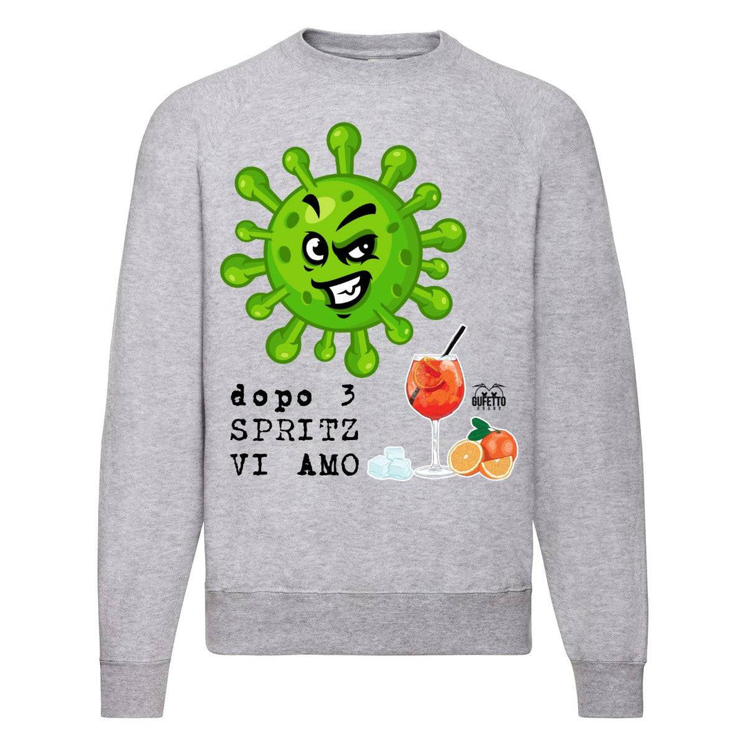 Felpa Classic  Uomo Donna CORONAVIRUS ( C40712 ) - Gufetto Brand 
