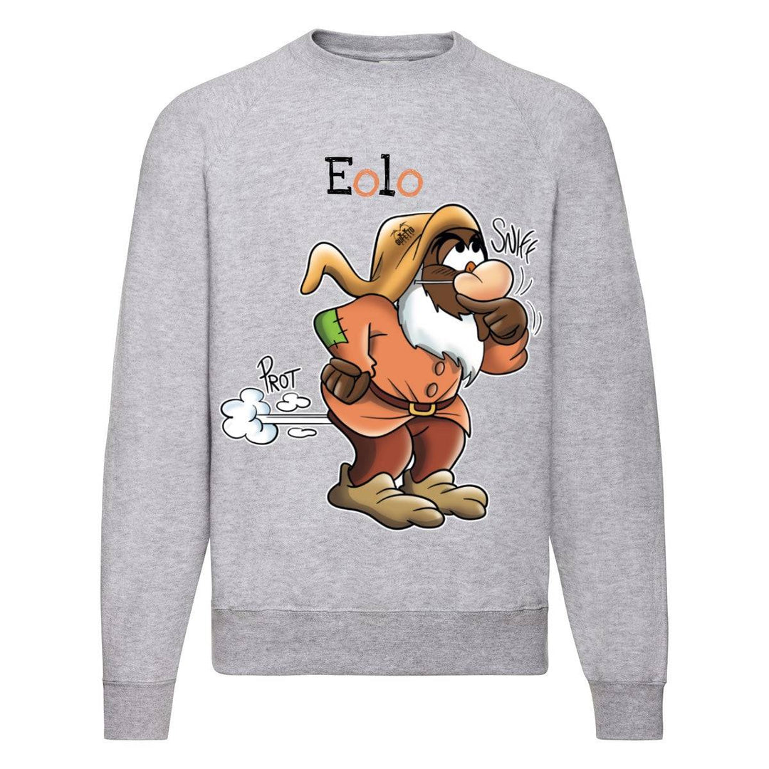 Felpa Classic  Uomo Donna Eolo ( E9832 ) - Gufetto Brand 