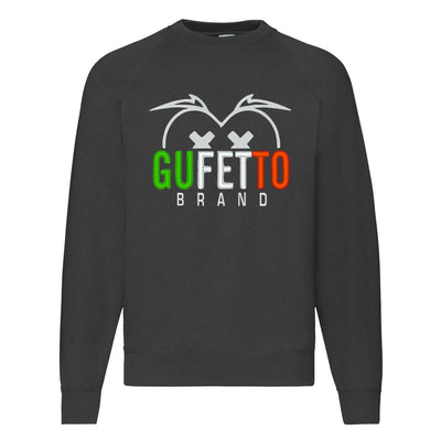 Felpa Classic  Uomo Donna Gufetto Brand Italy Limited Logo Ricamato ( J7320 ) - Gufetto Brand 