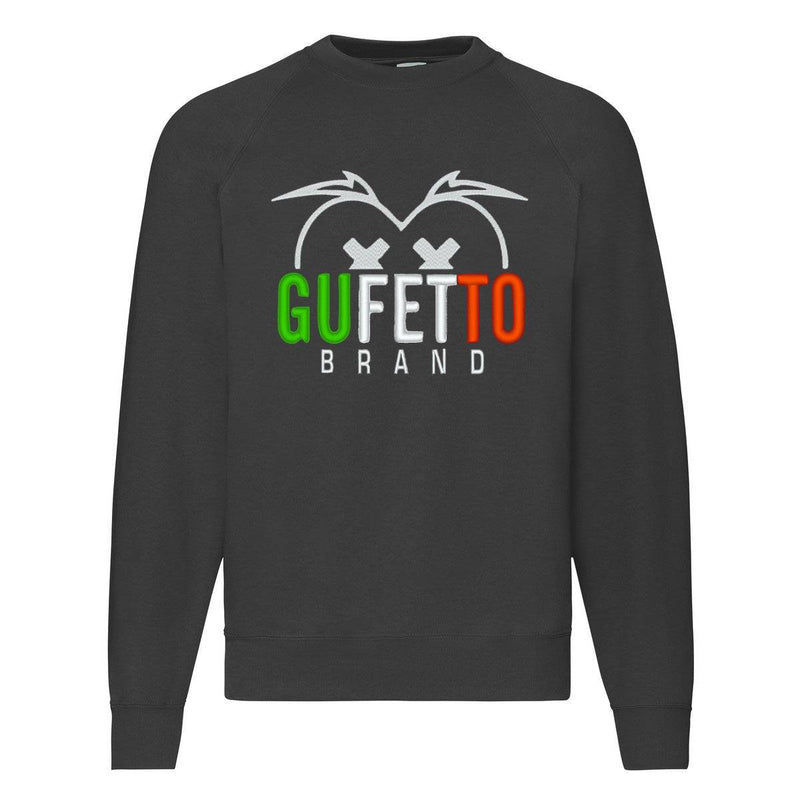 Felpa Classic  Uomo Donna Gufetto Brand Italy Limited Logo Ricamato ( J7320 ) - Gufetto Brand 